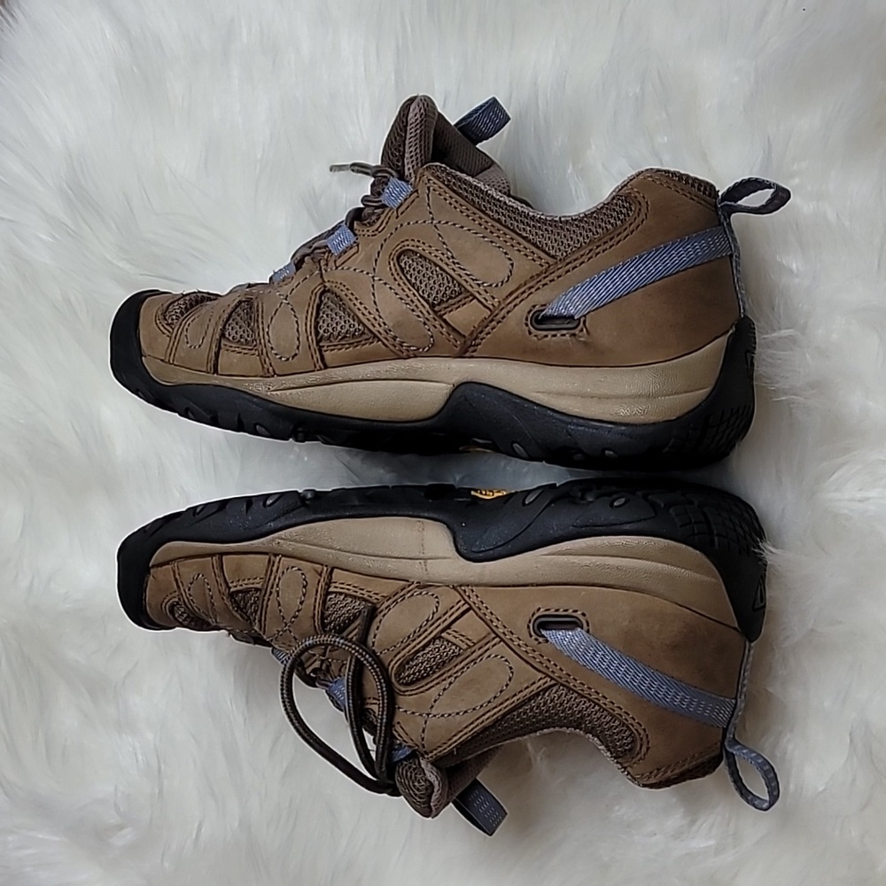 Keen Women’s Hiking Shoes Size 6.5 Brown Trail Outdoor Walking Sneakers - Picture 4 of 10